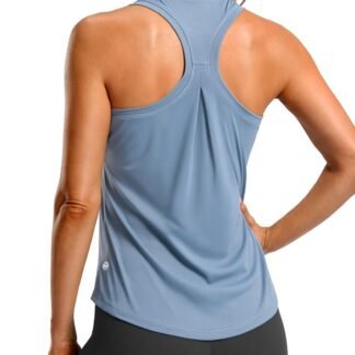 G Gradual Women's Workout Tank Tops Racerback Athletic Yoga Tops Loose Fit Sleeveless Running Gym Sports Shirts for Women