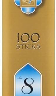Gonesh - Classic Collection - Non-Toxic 10â€ Slow Burn Light Fruit & Floral Aromatic Sticks - No. 8-100 Pack