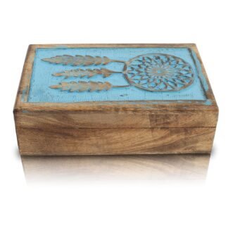 Great Birthday Gift Ideas Handmade Decorative Wooden Dream Catcher Jewelry Box Jewelry Organizer Keepsake Box Treasure Chest Trinket Holder Watch Box Storage Box Gifts Women...