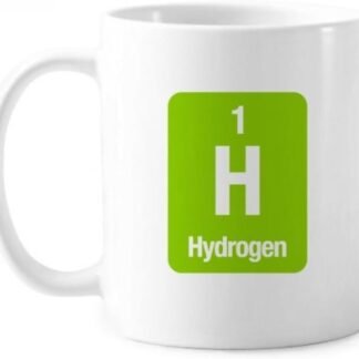 H Hydrogen Chemical Element Science Mug Pottery Ceramic Coffee Porcelain Cup Tableware