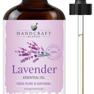 Handcraft Blends Lavender Essential Oil â€“ Huge 4 Fl Oz â€“ 100% Pure and Natural â€“ Premium Grade Essential Oil for Diffuser and Aromatherapy, Skin, Massage, Candle and Soap...