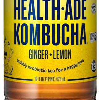 Health-Ade Kombucha, Organic, Lemon, Ginger, 16 Fl Oz