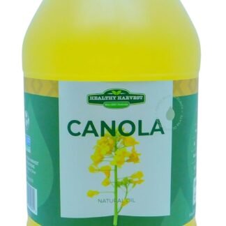 Healthy Harvest Canola Oil, Naturally Expeller Pressed, Gourmet Canola Cooking Oil, Medium-Heat Cooking, Great for Dressings, Marinades, and Frying, 1-Gallon