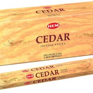 HEM Cedar Incense Sticks Pack Of 120 Count | 100% Natural, Pure House & Flower Powder | Fresh & Long Lasting Fragrance | Aromatherapy Incense For Air Purifier, Stress Relief &...