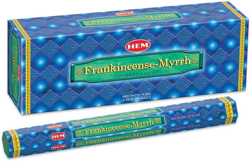 Hem Frankincense Myrrh 120 Sticks Box - lunas-mystic-emporium.com Hem Frankincense & Myrrh, 120 Sticks Box
