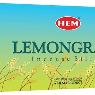HEM Lemongrass Incense Sticks - Pack of 6 (20 Sticks Each) Scented Sticks for Relaxing & Meditation