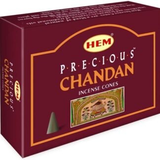 HEM Precious Chandan Incense Cones Pack of 120 | Natural Sandalwood Aroma for Positivity & Air Purifier | Pure House, Wood Powder | Home Essential, Aromatherapy Incense for...