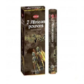 Hem Seven African Powers Incense Sticks (120 Sticks, 6 Boxes Inside) - 9 Inches Long, 20g per Box - Perfect for Meditation, Rituals & Cleansing |Promoting Balance, Connection,...