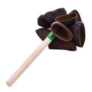 HILAZA Seed Shell Shaker, Sound Healing Percussion Instrument â€” Nature Nut Shell Rattle for Meditation, ASMR, Sound Therapy, Yoga