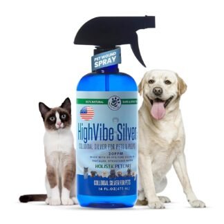 Holistic Pet Care - Colloidal Silver Spray for Dogs, Cats, Horses & Birds - 20 PPM Effective Wound Care, Hot Spot Treatment, Skin Relief & Immune Support - All-Natural Pet...