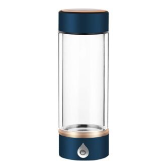 Hydrogen Rich Water Bottle Hydrogen Water Generator Ionizer USB Rechargeable with SPE and PEM Technology Portable 3-mins Make Hydrogen Content Up to 1500 PPB 420ML