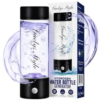 Hydrogen Water Generator Bottle [2025 Edition] – 4000 PPB, Portable Hydrogenated Water Bottle with PEM/SPE Tech, in 3 Minutes, (449ml) Rechargeable Ionizer for Home, Office, Gym...