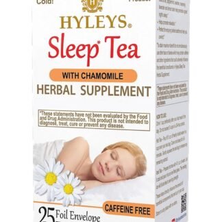 Hyleys Chamomile Tea - 25 Tea Bags (1 Pack) - Herbal, Caffeine-Free Sleepy Time Tea for Night and Bedtime Relaxation