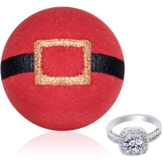 Jackpot Candles Bath Bomb with Surprise Jewelry Inside Handmade Xmas Christmas Santa Bath Bomb Ring Size 10