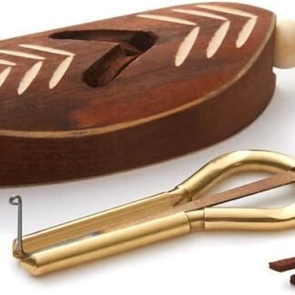 Jaw Harp by MUARO P.Potkin in Dark Wooden Case (Mouth Harp)