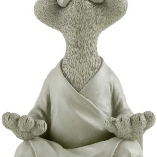 JFSM INC. 5" Whimsical Happy Cat Buddha Figurine – Zen-Inspired Resin Cat Statue – Meditating Animal Sculpture for Mindful Home or Office Decor – Peaceful Gift for Cat Lovers...