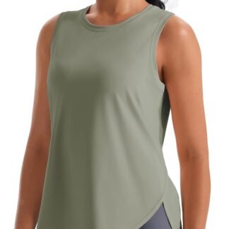 JOYSPELS Ice Silk Workout Tank Tops for Women Cool-Dry Sleeveless Loose Fit Yoga Shirts Athletic