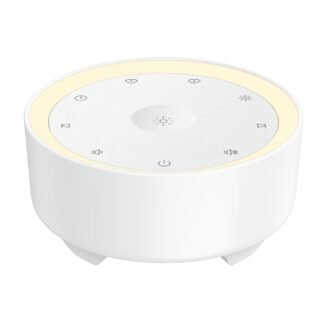 Kipcush Sound Machine & Night Light for Adults/Baby/Kid. White Noise Machine with Max 8H Timer & 20 Soothing Sleep Sounds. Small Size & Portable Design for Bedroom, Office,...
