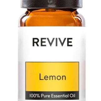 Lemon Essential Oil by Revive Essential Oils - REVIVEEO - 100% Pure Therapeutic Grade, for Diffuser, Humidifier, Massage, Aromatherapy, Skin & Hair Care