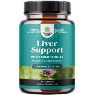 Liver Cleanse Detox & Repair - Milk Thistle Supplement for Digestion & Immune Health - Ginger Root, Choline & Dandelion Root - Herbal Liver Support with Silymarin, Beetroot &...