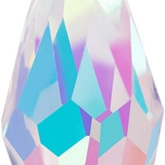 LONGWIN 72pcs AB Teardrop Crystal Beads 7x14mm Waterdrop Glass Beads for Jewelry Making, Earrings, Necklaces, Bracelets