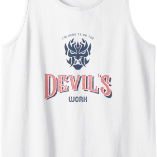 Lucifer Funny Devil’s Work Satanic Tank Top
