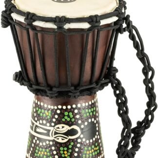 Meinl Percussion African Style Mini Djembe Drum for Room Decoration — NOT Made in China — Hand Painted Mahogany Wood, 2-Year Warranty (HDJ6-XXS)