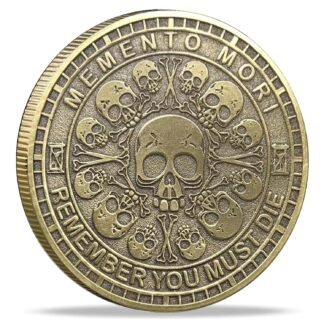Memento Mori Challenge Coin Elevate Your Daily Stoic Practice with Amor Fati Medallion - A Perfect Stoicism Gift and EDC Metal Token for Embracing Lifes Moments Bronze - lunas-mystic-emporium.com Memento Mori Challenge Coin: Elevate Your Daily Stoic Practice with Amor Fati Medallion - A Perfect Stoicism Gift and EDC Metal Token for Embracing Life's Moments (Bronze)