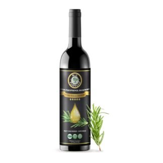 M.G. PAPPAS Rosemary Infused Olive Oil - High Polyphenol Rich Extra Virgin Olive Oil Unfiltered - Over 500mg/Kg - Cold Pressed Greek EVOO Award Winning - Rosemary Oil Cooking...