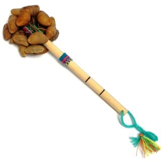 Mia Jewel Shop - Maracas for Adults/ASMR Tool: Seed Shaker instrument | Bamboo Instrument, Musical Instruments - Natural Cacho Seed Pods Shaker – Handmade Nut Shell Percussion...