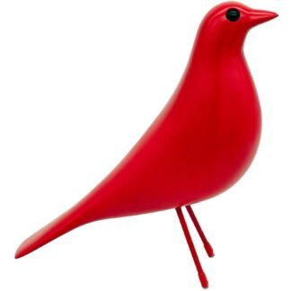 Mid-Century Home Decor House Bird - Room Decor Adornment for Hotel Restaurant Cafe Office Dove Ornament, Arts Pigeon Gifts, Replica Sculpture (Red)…