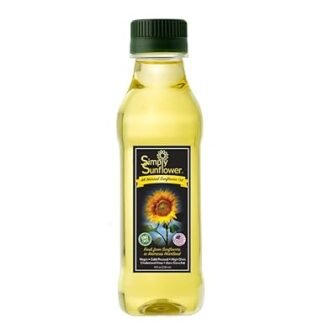 Natural Sunflower Oil, 8 oz, Non-GMO, Gluten & Nut Free, Vegan, Healthy Cooking Oil, Made in Ord, NE, Simply Sunflower