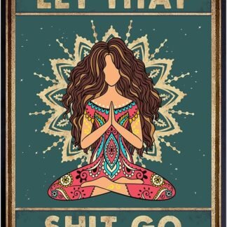 New Age Mandala Wall Art LARGE 11x14 - Zen Wall Art for Home - Mandala Art spiritual Gifts - positive Print - Inspirational Wall Decor - Bohemian - Buddha Art Yoga Decor - Unframed