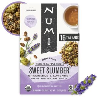 NUMI Organic Sweet Slumber Herbal Tea, 16 CT