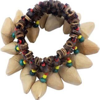 Nuts Shell Bracelet, African Tribal Style Nut Handbell, Drum Conga Percussion Accessories
