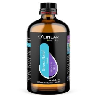 O’Linear Stress Relief Essential Oil Blends - Calming Essential Oil for Diffuser - Aromatherapy Relaxing Blend Oil - Essential Oils for Air Purifier 3.4 oz (100ml)