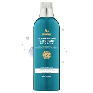 Ocean Soothe Flare Relief Bath Soak with Highly Concentrated Pure Magnesium Salts and Lavender Oil to Help Relieve Problematic and Dry Skin, Safe for Sensitive Skin, 500mL