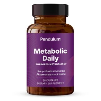 Pendulum Metabolic Daily - Multi-Strain Probiotic with Akkermansia muciniphila to Support Metabolism and Sustain Energy Levels - for Women and Men - 30 Capsules (1 Pack)