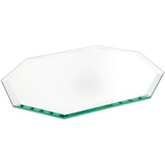 Plymor 7 x 9 Long Octagon 5mm Thick Beveled Glass Mirror - lunas-mystic-emporium.com Plymor 7" x 9" Long Octagon, 5mm Thick Beveled Glass Mirror