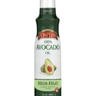 Pompeian 100% Avocado Oil Cooking Spray, Mildly Nutty Flavor, No Propellant, 5 Fl Oz