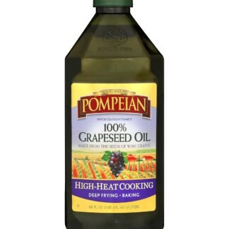 Pompeian 100% Grapeseed Oil, Light and Subtle Flavor, 68 Fl Oz