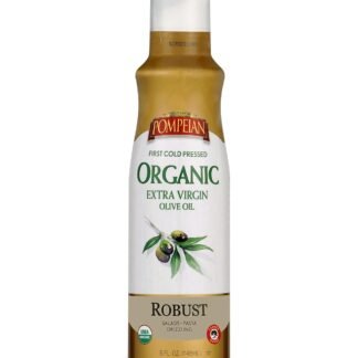 Pompeian USDA Organic Extra Virgin Olive Oil Non-Stick Cooking Spray, Full-Bodied, Perfect for Salads and Pasta, Naturally Gluten Free, Non-Allergenic, Non-GMO, No Propellant, 5...