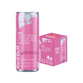 Red Bull Wild Berries Pink Edition with 80mg Caffeine plus Taurine B Vitamins 84 Fl Oz Pack of 4 Cans - lunas-mystic-emporium.com Red Bull Wild Berries, Pink Edition, with 80mg Caffeine plus Taurine & B Vitamins, 8.4 Fl Oz, Pack of 4 Cans