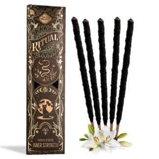 Ritual - Inner Strength Incense Sticks, Reflect, & Empower Your Inner Light, 6 Sticks, 9 Inches Each, Natural Incense with Aromatic Concentrated Oil, Charcoal, Natural Binder -...