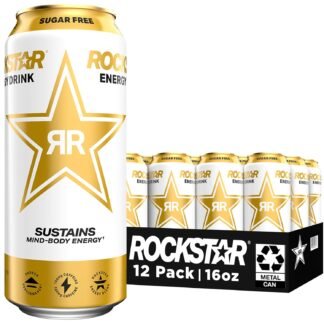 Rockstar Sugar Free Energy Drink, 16 Fl Oz Cans (Pack of 12) (Packaging May Vary)