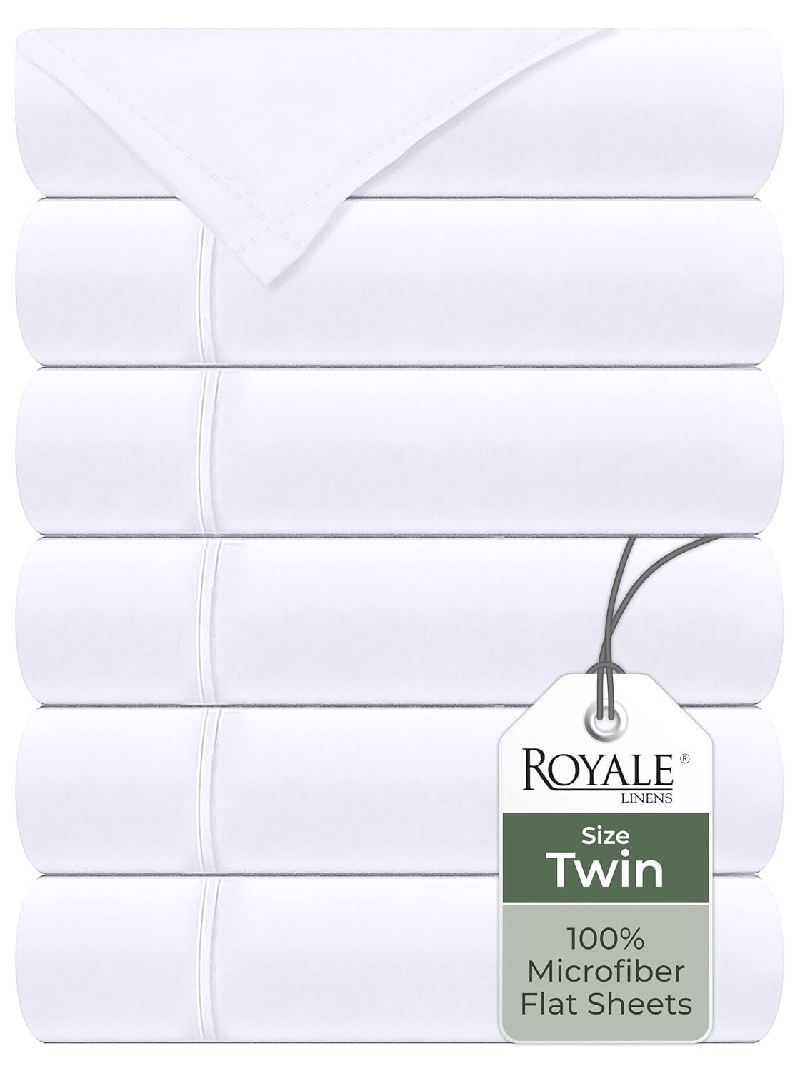 Royale Linens 6 Pack Bulk Flat Sheet Set - Top Sheets - Soft 1800 Microfiber - Wrinkle & Stain Resistant - for Hotel, Massage Table, Hospital, Dorm - Twin Flat Sheet Sold... - lunas-mystic-emporium.com Royale Linens 6 Pack Bulk Flat Sheet Set - Top Sheets - Soft 1800 Microfiber - Wrinkle & Stain Resistant - for Hotel, Massage Table, Hospital, Dorm - Twin Flat Sheet Sold...
