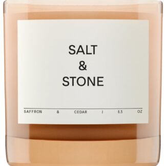 SALT & STONE Scented Candle for Women & Men | Hand-Poured, Aromatic & Fragrant | Coconut & Soy Blend Wax | 100% Cotton Wick | Long-Lasting 50 Hour Burn Time (8.5 oz) (Saffron &...