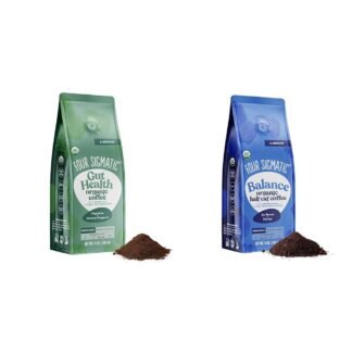 Save up to 15% | Happy Gut + Balance Ground Mushroom Coffee Bundle