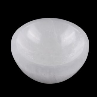 Selenite Bowl for Charging Crystals 2.25" Mini Bowl Ideal for Cleansing & Healing Stones - Protection Crystals - Mined & Crafted in Morocco Spiritual Gift & Decor