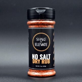 Shake to Elevate - No Salt BBQ Dry Rub | No Salt Seasoning | Heart Healthy | Diet Friendly | 0% Chemical Additives | 0% Preservatives or Color | All Natural Ingredient & Listed...